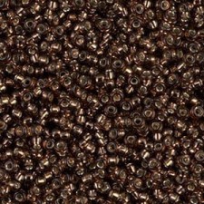 Miyuki rocailles Perlen 11/0 - Silver lined root beer 11-5D